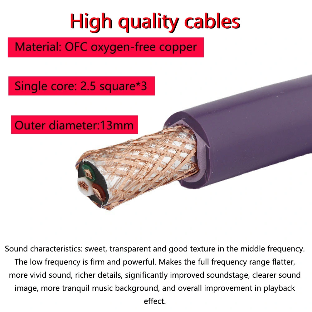 5n OFC Interconnection Cable Isolated Audio Cable Audio Signal Cable