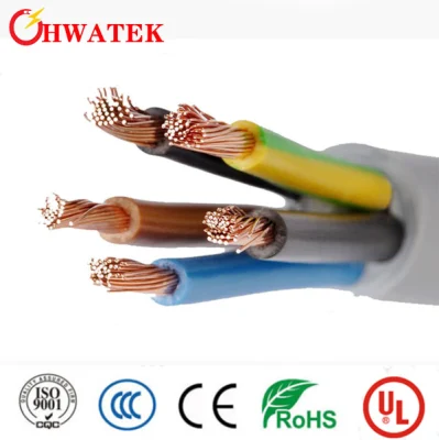 Câble de gaine en PVC de blindage flexible multiconducteur UL2448 pour câblage de chaîne de traînée, fil d'interconnexion
